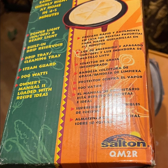 Salton Red Quesadilla Maker - Picture 6 of 10